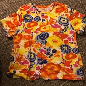 Short sleeve floral tee